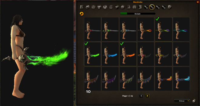 Présentation de l'interface de l'addon interface_addon_wardrobe_legion