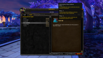 Le rang 2 permet de récolter des Sangs de Sargeras