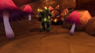 Aperçu de Forim aux tréfonds dans la grotte aux Profondeurs désagrégées