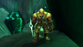 Aperçu de Krul à la Couronne de glace dans la mine de Saronite de Ymirheim