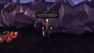 Aperçu de Rhol Landers aux Hautes-terres du crépuscule à la forêt Obsidienne