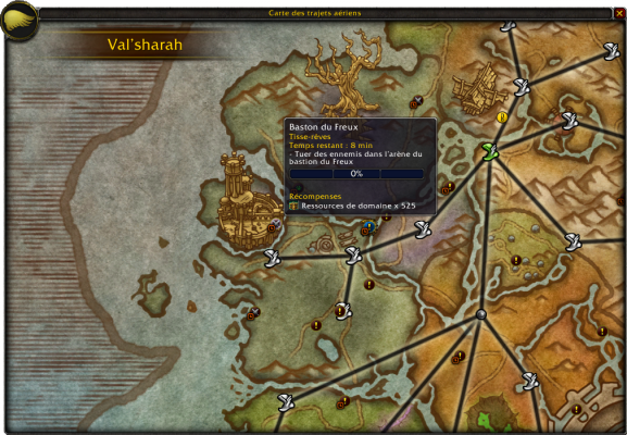 La possibilité de zoomer sur une zone interface_carte_vol_legion_valsharah_zoom