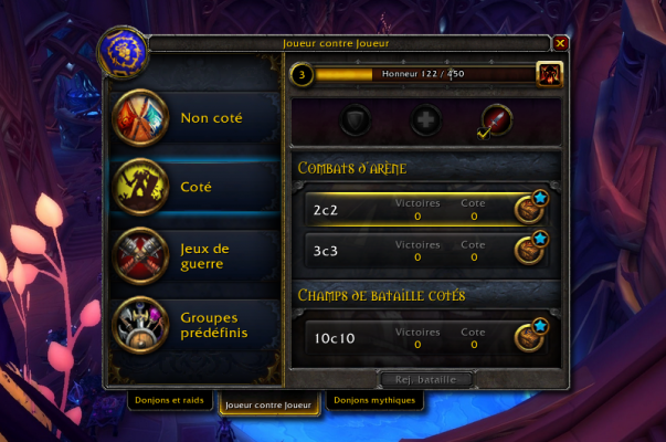 L'interface dédiée au Joueur contre Joueur interface_jcj_honneur_legion