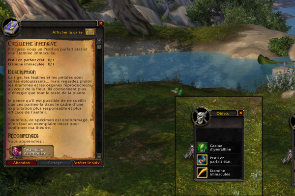 La récupération de l'étamine et du pistil sur l'Aethril screenshot_herboristerie_aethril_rang2_pistil