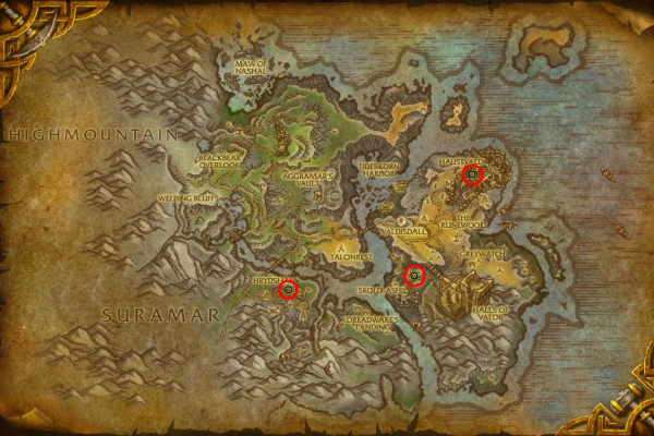 Carte des trois livres à récupérer à Tornheim screenshot_herboristerie_fjarnskaggl_rang2