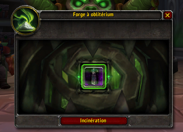 L'interface pour incinérer les objets interface_forge_obliterium_legion