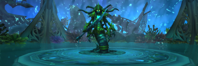 Sazzs'ine est dans les profondeurs de la tombe de Sargeras