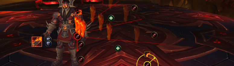 Le placement général du combat contre Aggramar