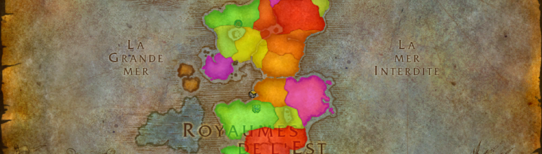 Aperçu du continent de progression aux Royaumes de l'est