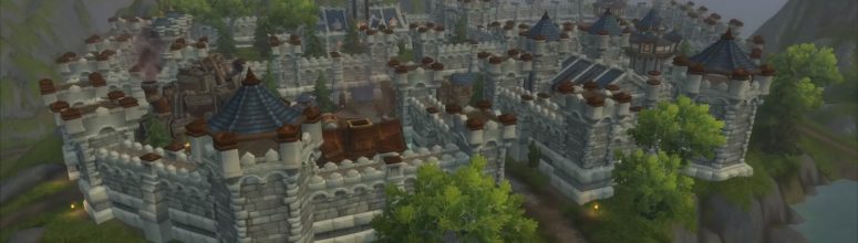 Un aperçu de Stormgarde dans les Hautes-terres d'Arathi pour l'Alliance