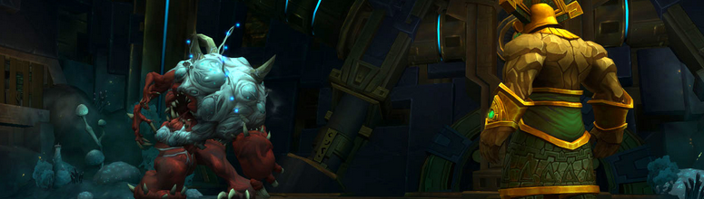 Le Gardien des Titans Hezrel est chargé de supprimer la corruption de l'abomination déliée