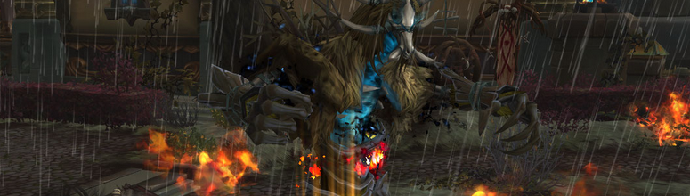 Un goliath de Drustvar qui puise dans l'énergie de l'au-delà