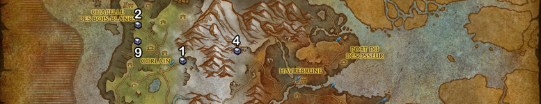 Découvrir la carte des trésors rares