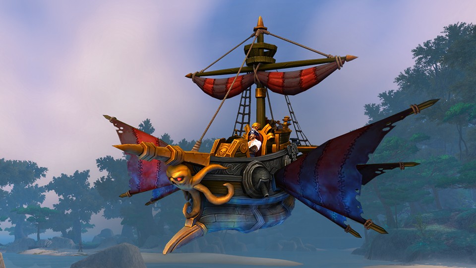 Кто играет птицу в летучем корабле. Warcraft корабль Маунт. Гнильватер Маунт. ВОВ Маунт летающий корабль. Маунт корабль в ВОВ.
